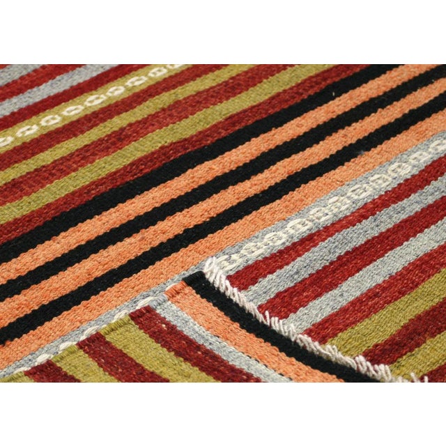 1950s Turkish Kilim For Sale - Image 4 of 6