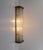 Art deco venini murano glass wall lamp, made in italy in 1950s. The lamp consist of massive embossed murano glass...