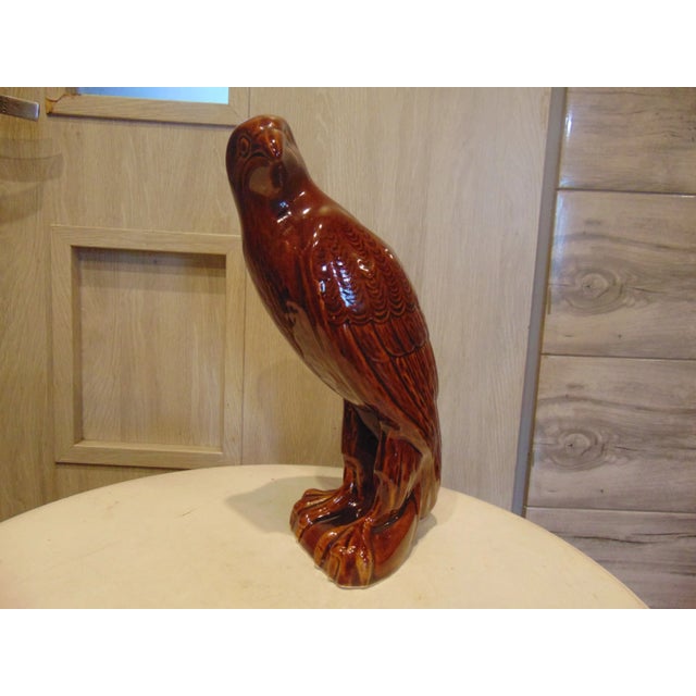 Vintage Ceramic Eagle Figurine, 1970s For Sale - Image 9 of 9
