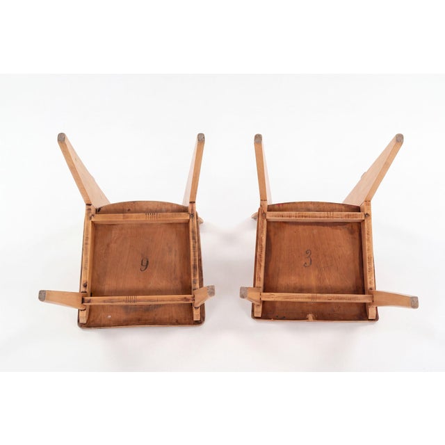 Jean Prouvé, Rare Pair of Chaise Standard Tout Bois, France, Circa 1950 For Sale - Image 16 of 16