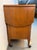 Mid 20th Century Modern Walnut and Brass Drop Leaf Bar Cart For Sale - Image 9 of 17