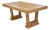 Art Deco Oak Table, 1940s For Sale