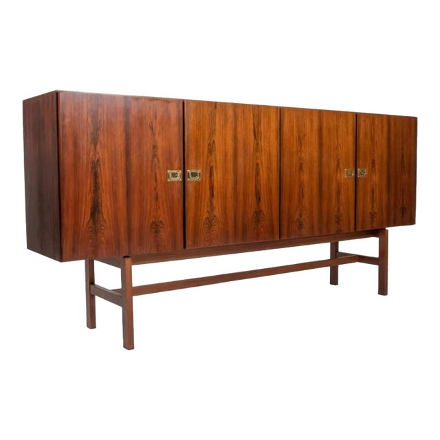 1960s Rosewood Arne Vodder for Sibast Cabinet-Door Credenza For Sale