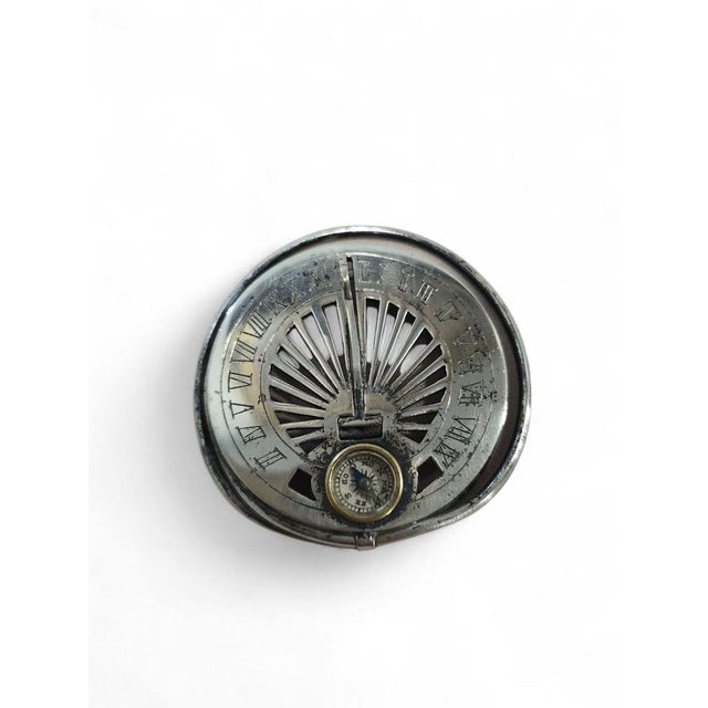 Silvered Pocket Sundial, 1800 For Sale - Image 14 of 15
