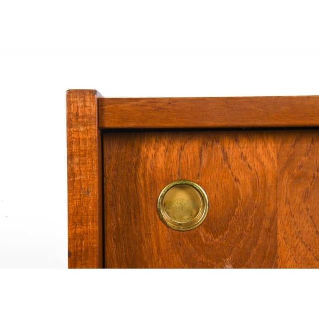 Brown 1960s Mid-Century Danish Teak Secretary Cabinet by Winge Møbler For Sale - Image 8 of 12