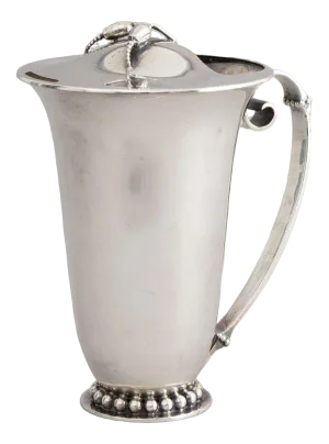 Art Deco Silverplated Martini Pitcher, 1930s