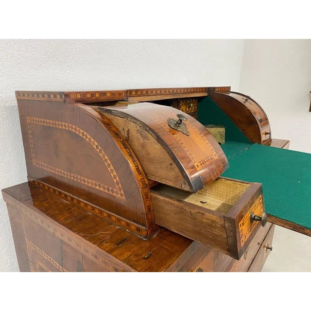 Antique Vienna Secretaire in Wood, 1790 For Sale - Image 8 of 18