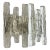 Large Hollywood Regency Ice Glass Wall Light from J. T. Kalmar, 1960s For Sale