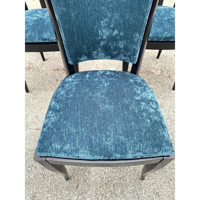 1940s Classic French Art Deco Dining Chairs- Set of 6 For Sale - Image 12 of 13