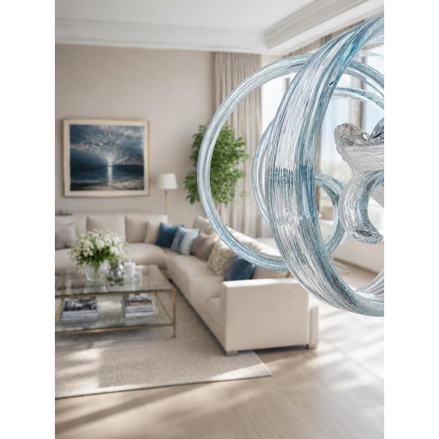 Murano Chandelier from Barovier, 1950s For Sale - Image 9 of 17