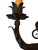 Antique Hand Forged Iron Chadelier With Acanthus Leaves, Roses and Botanicals For Sale In Los Angeles - Image 6 of 8