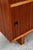 Mid Century Danish Modern Credenza Sideboard Oak Teak Drawers Madsen Bar Glass For Sale - Image 11 of 12