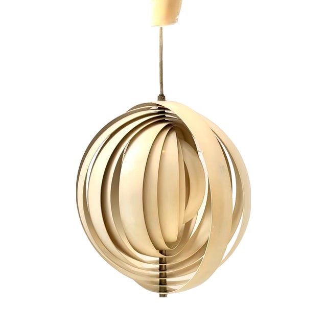 Moon Pendant Lamp by Verner Panton for Louis Poulsen, 1960s For Sale