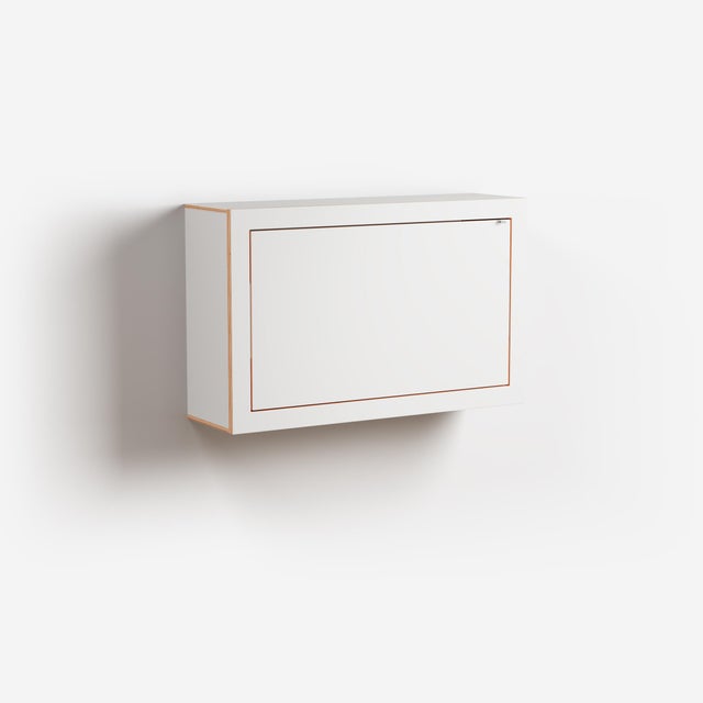 80x50x20 Folding Wall Desk with Storage from Ambivalenz For Sale - Image 10 of 18