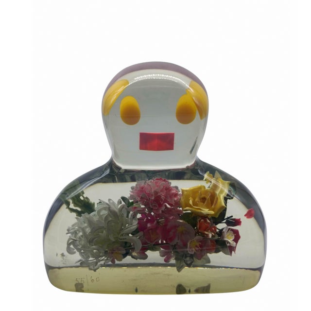 Enrico Baj, La Dama di Fiori, Resin and Mixed Media Sculpture, 1985 For Sale - Image 11 of 11