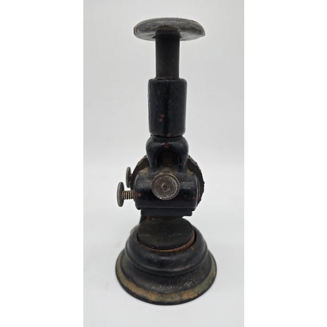 Early 20th Century Antique Cast Iron Date Stamp Validator Machine 1941 - 1952 For Sale - Image 5 of 13