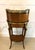 Brown Antique French Kingwood Parquetry Freestanding Ormolu Ladys Writing Desk Bonheur Du Jour, 1880 For Sale - Image 8 of 16