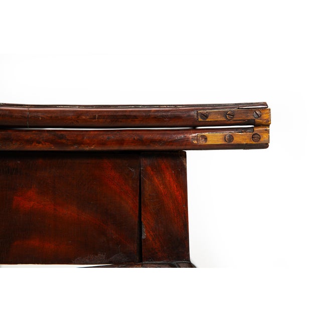 English George III Mahogany Gate Leg Card Game Table Circa 1770 For Sale - Image 16 of 18