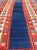 Textile Antique Talish Caucasian Runner in Red, Cream and Blue 3'3 X 8'5 For Sale - Image 7 of 12