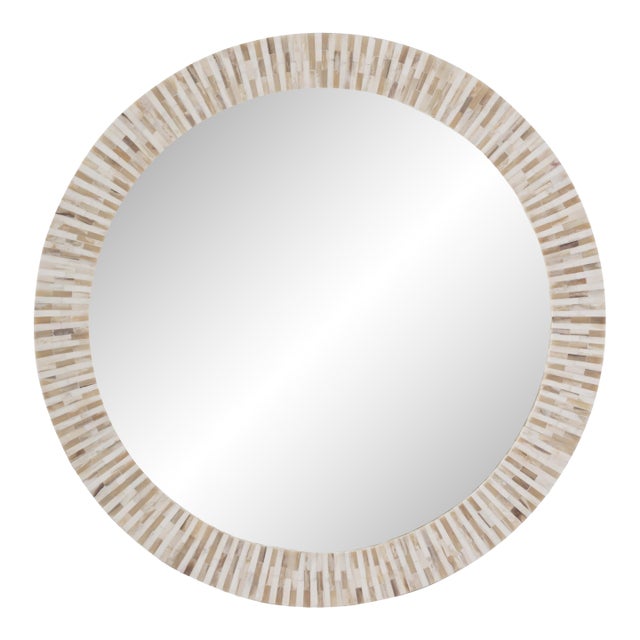 Regina Andrew Multitone Bone Mirror For Sale