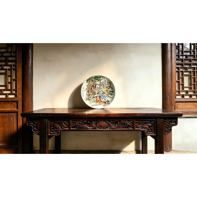 W-33cm,H-5cm Experience the beauty and elegance of Chinese history with our Chinese Vintage Porcelain Handcrafted with...