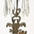 Antique Brass Spaniel Dog Candle Holders With Marble Base and Crystals For Sale - Image 16 of 16