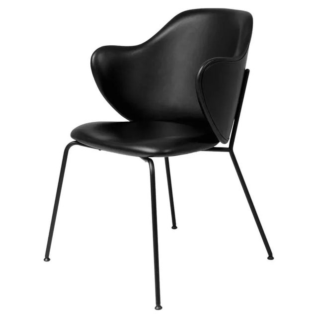 Black Leather Lassen Chair by Lassen For Sale - Image 6 of 6