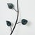 Hand Forged Iron Wall Towel Rack (82cm) Antique Copper Branch Design with Glass Bead Leaves For Sale - Image 6 of 10