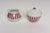 Gustavsberg Swedish Ceramic Red Stripe Sugar and Creamer by Karin Björquist for Gustavsberg For Sale - Image 4 of 14