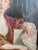 Small Antique Oil Painting Portrait of the Cumaean Sibyl After Domenichino For Sale In Los Angeles - Image 6 of 15