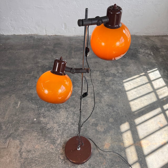 Metal Mid-Century Modern Standing Lamp, 1970 For Sale - Image 7 of 8