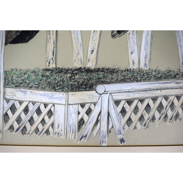 Traditional "Double Over" Show Jumper Gouache by Paul Desmond Brown (1893-1958) For Sale - Image 3 of 4