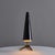 Stilux 1950s Stilux Milano Black and Brass Conical Table Lamp For Sale - Image 4 of 13