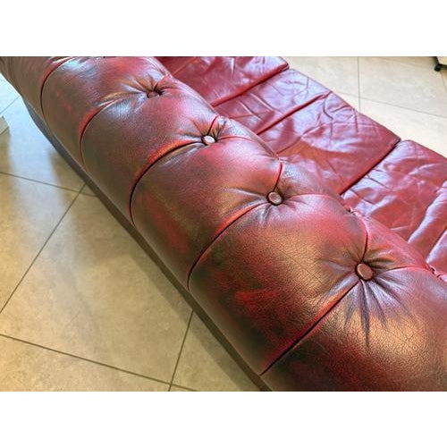 Chesterfield Leather Sofa and Chairs, Set of 3 For Sale - Image 18 of 18