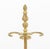 Neoclassical Style Brass Fireplace Tool Set, 5 Pcs. For Sale - Image 4 of 16