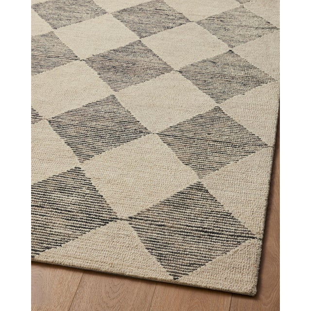 Textile Chris Loves Julia x LoloiFrancis Beige / Charcoal 2'-3" x 3'-9" Accent Rug For Sale - Image 7 of 9
