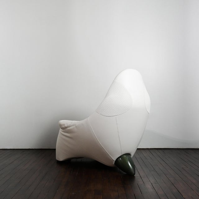 Hal Chair in White Leather by Marc Sadler for Cassina, 1990s For Sale - Image 3 of 18