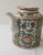 Antique Chinese Rose Medallion Porcelain Teapot — 8.5” For Sale - Image 4 of 7
