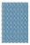 Light Blue Rectangle Textured Rug from Marqqa For Sale