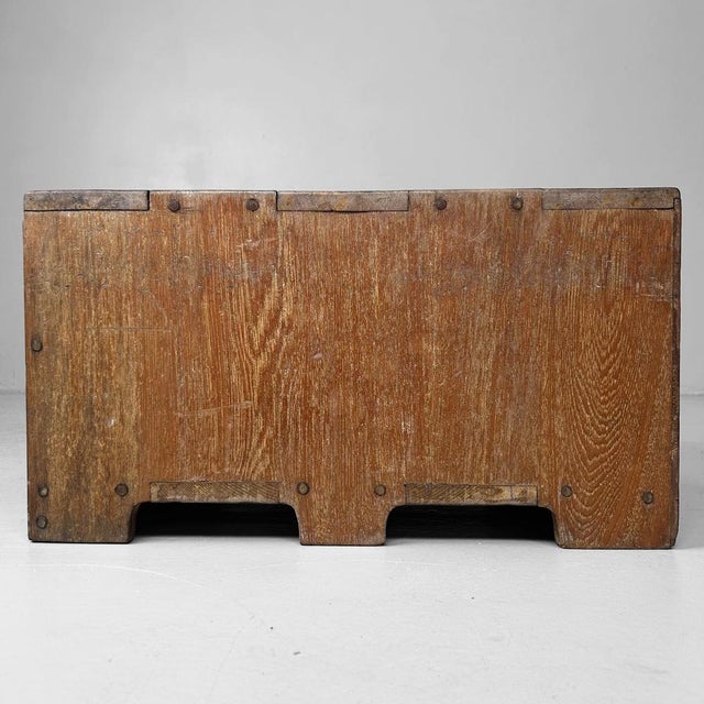 Vintage Japanese Wooden Drawer Chest, 1950s For Sale - Image 12 of 14