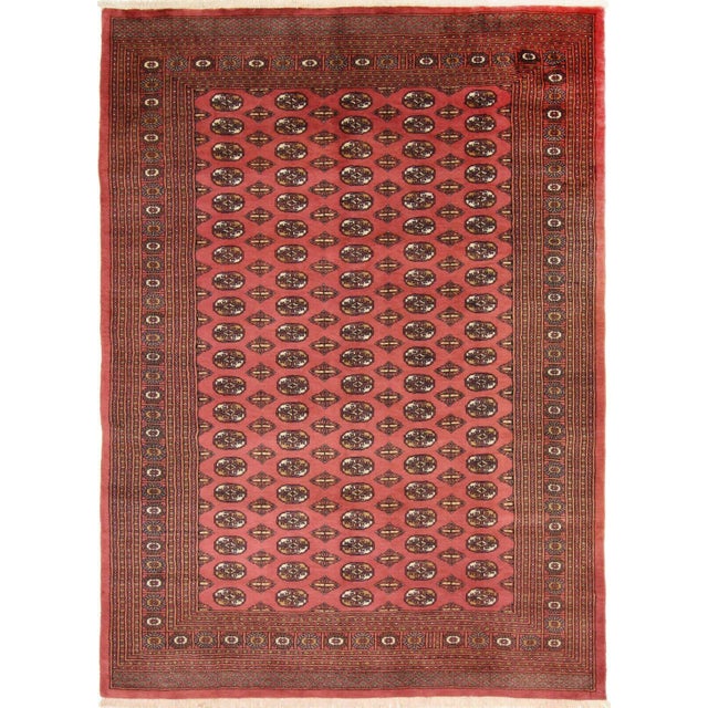 Textile Pakistani Hand-Knotted Bukhara Rug For Sale - Image 7 of 7