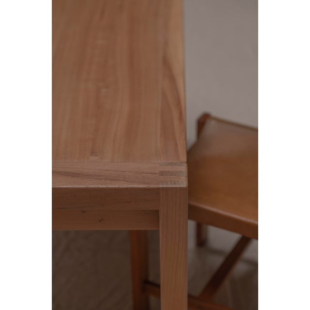 French Elm Desk Set from Maison Regain, 1970s, Set of 2 For Sale - Image 15 of 16