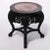 Early 20th Century Antique Chinese Carved Hardwood Marble Top Plant Stand, Circa 1920 For Sale - Image 5 of 13