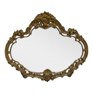 Marlock Rococo Style Wall Mirror For Sale