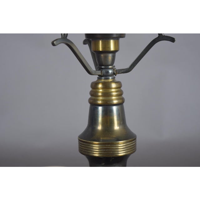 Vintage Steampunk Style Table Lamp, 1950s For Sale - Image 9 of 11