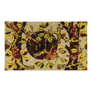 Signed Vintage Jean-Claude Bissery Tapestry “Forestière”, From Rug & Kilim For Sale