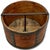 Chestnut Rare & Unusual Large Antique American Steam Bent Ash Wood & Wrought Iron Gristmill Dry Measure - Dated 1860 For Sale - Image 8 of 18