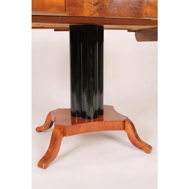 Wood Biedermeier Birch Sofa Table For Sale - Image 7 of 13