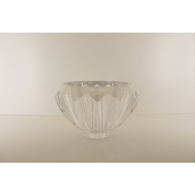 Glass Vintage Orrefors Crystal "Zodiac" Bowl For Sale - Image 7 of 11