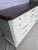 Off-white 1970s Off White / Cream 10 Drawer Bassett Dresser With Champagne Gold Hardware. For Sale - Image 8 of 14